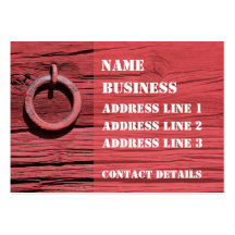 Rustic Rural Red Wooden Barn Wall Bookmark ATC Business Card Templates