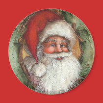 RUSTIC SANTA CLAUS magnets