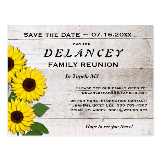 rustic-save-the-date-family-reunion-postcard-zazzle