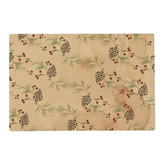 pine cone placemats zazzle pine cone placemats zazzle