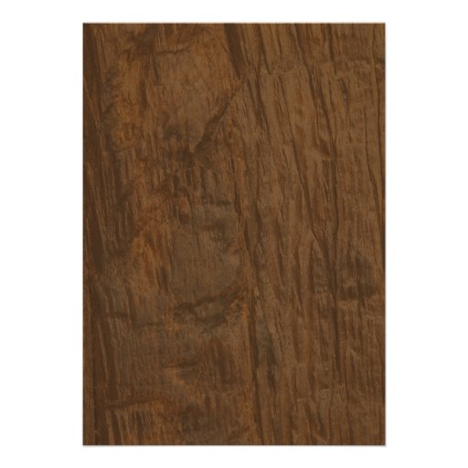 Rustic Tree Wedding Invitation