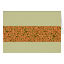 Rustic Triangle Knot Band Card