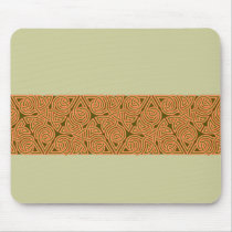 Rustic Triangle Knot Band Mousepad
