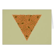 Rustic Triangle Knot Card