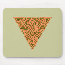 Rustic Triangle Knot Mousepad
