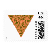 Rustic Triangle Knot Postage postage