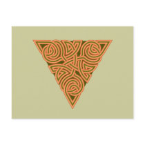 Rustic Triangle Knot Postcard