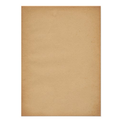 Rustic Typography Old Parchment Wedding Invitation