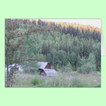 Rustic View cards
