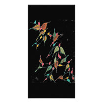 Rustic Vine on Black Photo Card