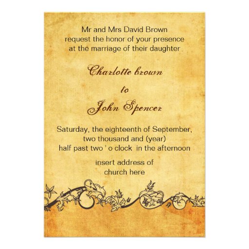 rustic, vintage ,anchor nautical wedding invites