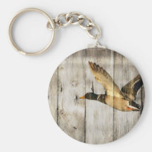 rustic vintage barnwood country ducks hunter key chains