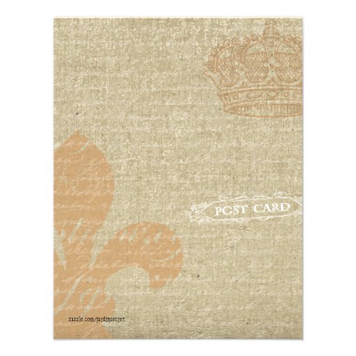 Rustic Vintage Birds and Flowers Bridal Shower Custom Invitation