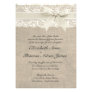 Rustic Vintage Inspired Wedding Invitation