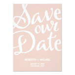 Rustic Vintage Save the Date Custom Announcement