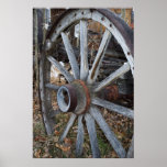 Rustic Wagon Wheel posters