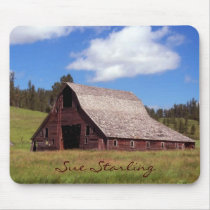 Rustic Weathered Barn Mouse Pad