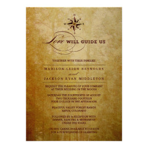 Rustic Wedding in the Woods Invitation