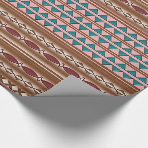 Rustic Western Pattern Wrapping Paper Zazzle