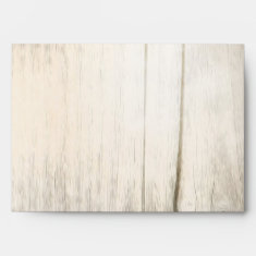 rustic wood envelopes