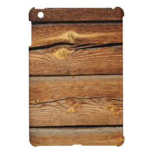 Rustic Wood Grain Boards Design Country Gifts iPad Mini Cases