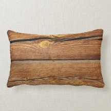 Rustic Wood Grain Boards Design Country Gifts Throw Pillows