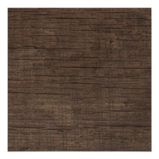 Rustic Wood-look Wedding Invitations