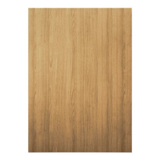 Rustic Wood Wedding Invitation