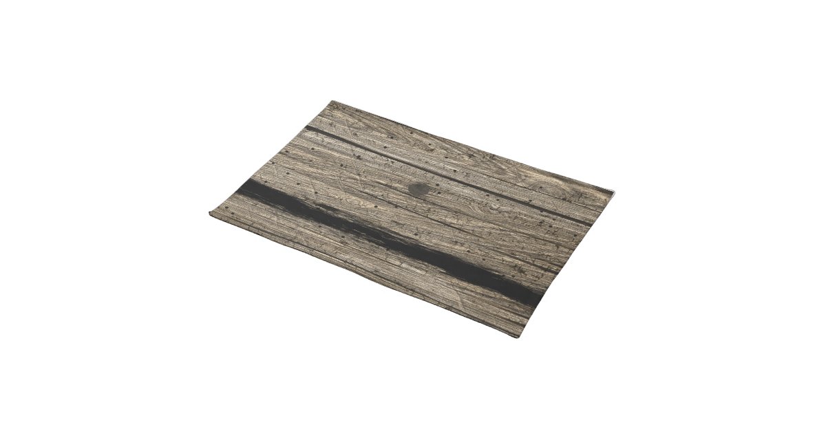 Rustic Wooden Plank Placemats Zazzle