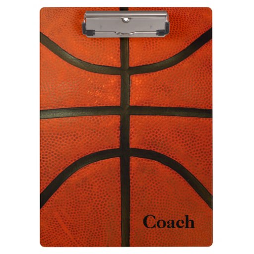 Rustic Worn Basketball Clipboard Zazzle
