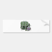 RusticBackpackCanteen050209 Bumper Stickers