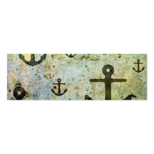 Rusty Anchors Artwork Business Card Templates (front side)