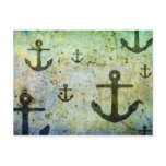 Rusty Anchors Artwork Postcard