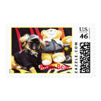 "Rusty Bear" Postage Stamp