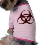 Rusty Bio Hazard Symbol Dog T Shirt