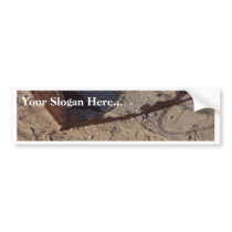 Rusty Cans Desert Sand Bumper Sticker