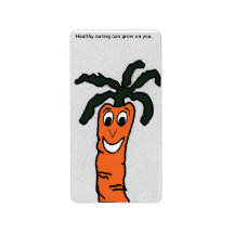 Rusty- carrot label