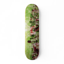 artsprojekt, miscellaneous, Skateboard with custom graphic design