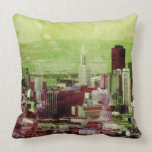 Rusty city pillow