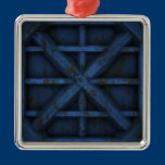 Rusty Container - Blue - ornaments