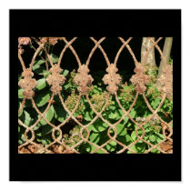 Rusty fence posters