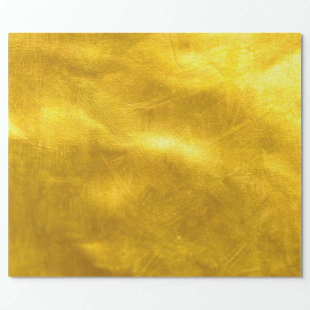 Rusty Gold Glitter - Shiny Luxury Golden Texture Wrapping Paper 2/4