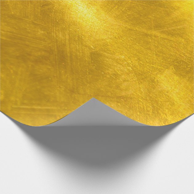 Rusty Gold Glitter - Shiny Luxury Golden Texture Wrapping Paper 4/4