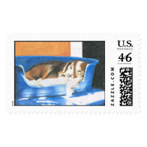 Rusty in a Sunbeam postage