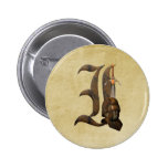 Rusty Knights Initial I Pins