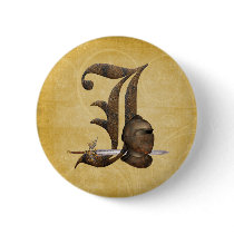 Rusty Knights Initial J Button