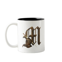 Rusty Knights Initial M Coffee Mug