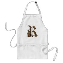 Rusty Knights Initial R Apron