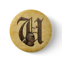 Rusty Knights Initial U buttons by initials Rusty Knights Initial U buttons