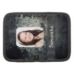 Rusty metal photo template folio planners